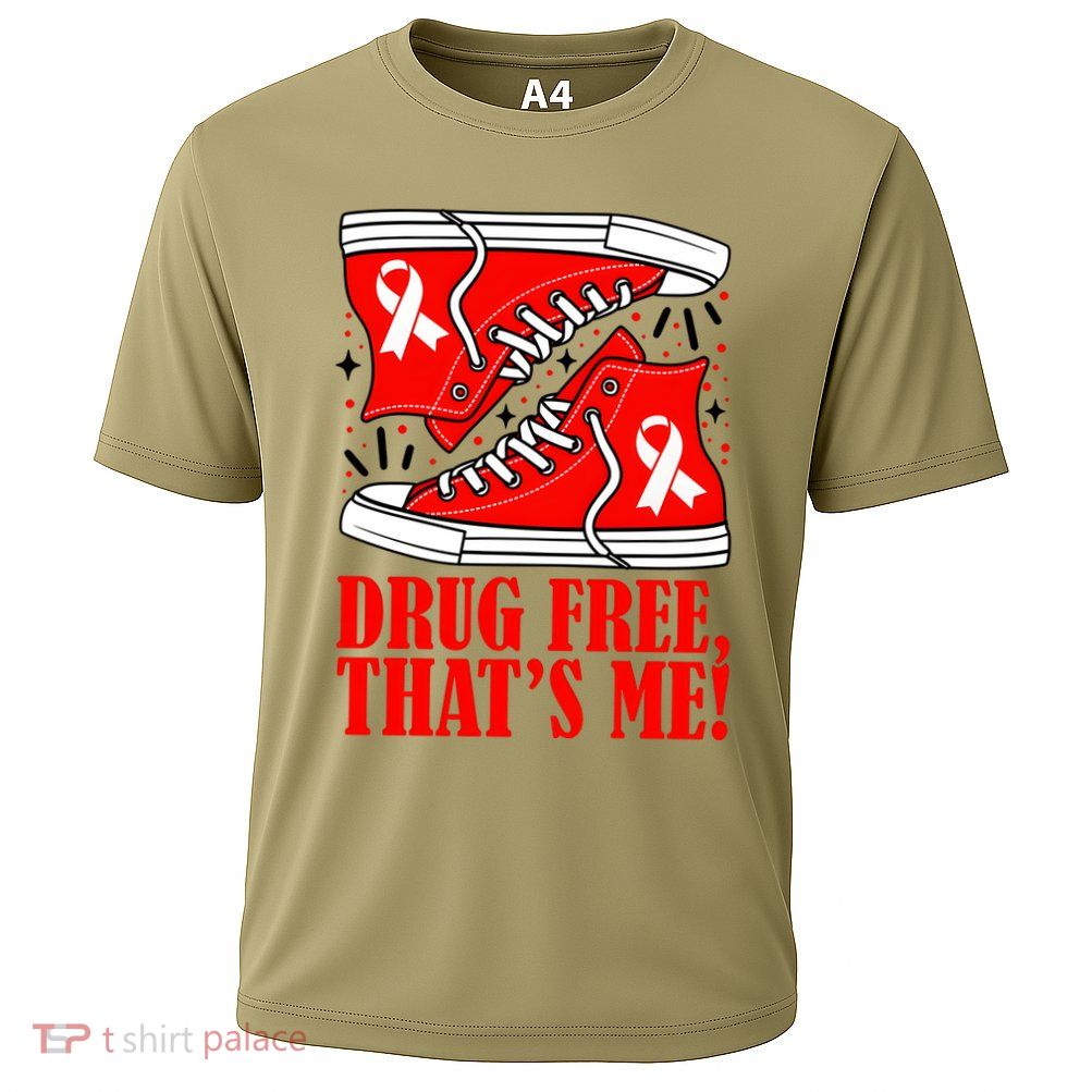 Red Ribbon Week Say No To Drugs Drugs Free Anti Drugs Performance Shirt