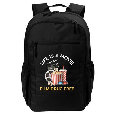 Red Ribbon Week Life Is A Movie Film Drug Free Backpack