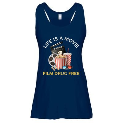 Red Ribbon Week Life Is A Movie Film Drug Free Ladies Essential Flowy Tank