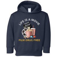 Red Ribbon Week Life Is A Movie Film Drug Free Toddler Hoodie