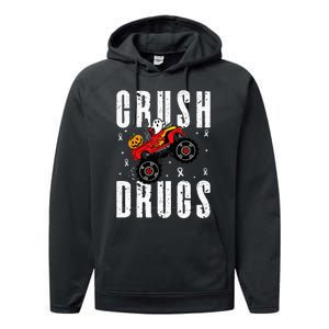 Red Ribbon Week Awareness Halloween Performance Fleece Hoodie