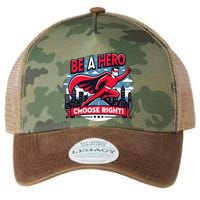 Red Ribbon Week Awareness For Students and Teachers Legacy Tie Dye Trucker Hat