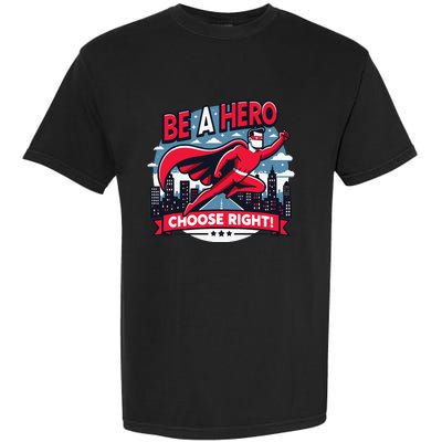 Red Ribbon Week Awareness For Students and Teachers Garment-Dyed Heavyweight T-Shirt