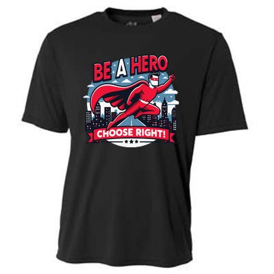 Red Ribbon Week Awareness For Students and Teachers Cooling Performance Crew T-Shirt