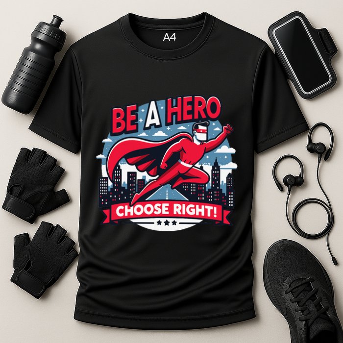 Red Ribbon Week Awareness For Students and Teachers Cooling Performance Crew T-Shirt