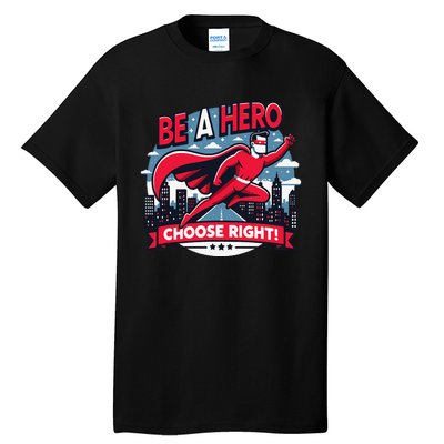 Red Ribbon Week Awareness For Students and Teachers Tall T-Shirt