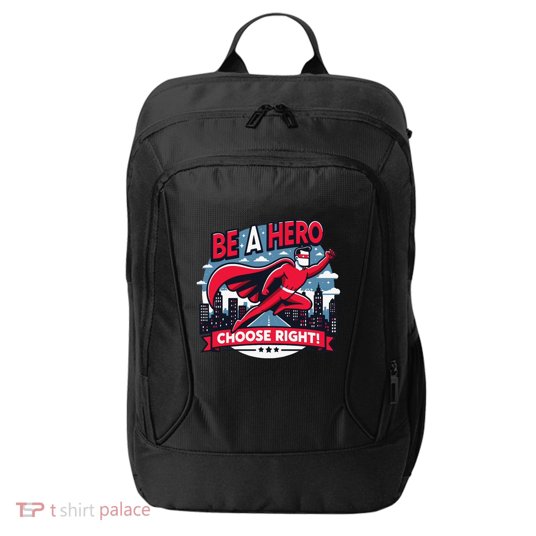 Red Ribbon Week Awareness For Students and Teachers City Backpack