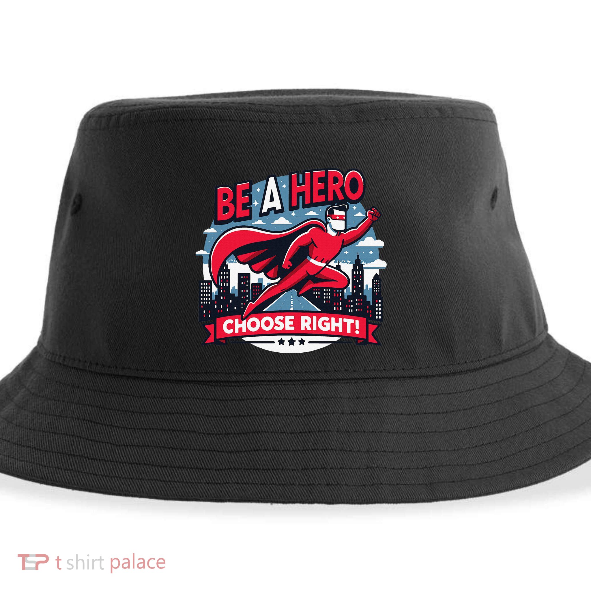 Red Ribbon Week Awareness For Students and Teachers Sustainable Bucket Hat