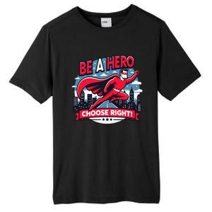 Red Ribbon Week Awareness For Students and Teachers Tall Fusion ChromaSoft Performance T-Shirt