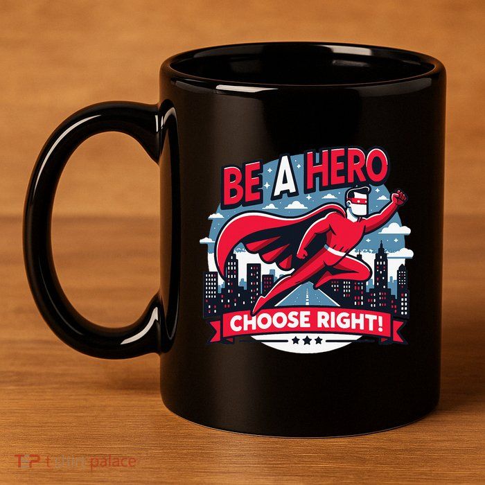 Red Ribbon Week Awareness For Students and Teachers 11oz C Handle Ceramic Mug