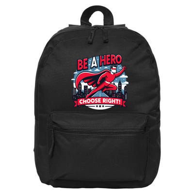 Red Ribbon Week Awareness For Students and Teachers 16 in Basic Backpack