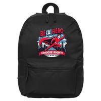 Red Ribbon Week Awareness For Students and Teachers 16 in Basic Backpack