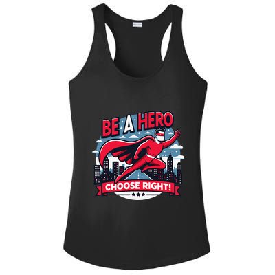 Red Ribbon Week Awareness For Students and Teachers Ladies PosiCharge Competitor Racerback Tank