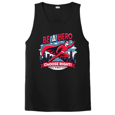 Red Ribbon Week Awareness For Students and Teachers PosiCharge Competitor Tank