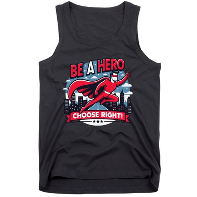 Red Ribbon Week Awareness For Students and Teachers Tank Top