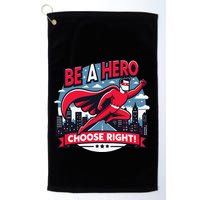 Red Ribbon Week Awareness For Students and Teachers Golf Towel