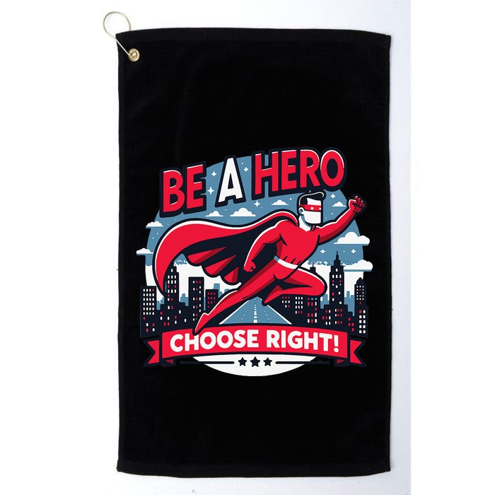 Red Ribbon Week Awareness For Students and Teachers Golf Towel