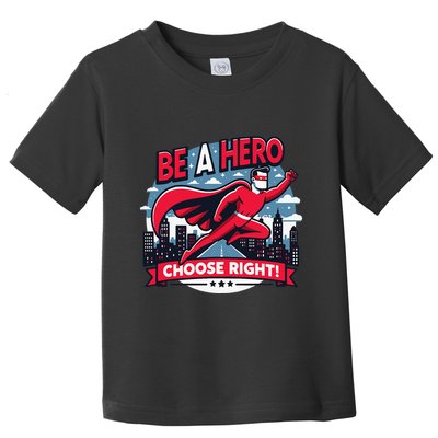 Red Ribbon Week Awareness For Students and Teachers Toddler T-Shirt