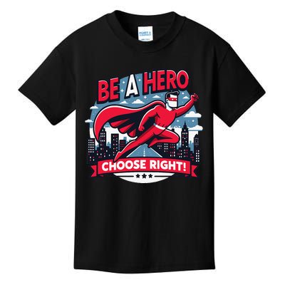 Red Ribbon Week Awareness For Students and Teachers Kids T-Shirt