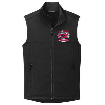 Red Ribbon Week Awareness For Students and Teachers Collective Smooth Fleece Vest