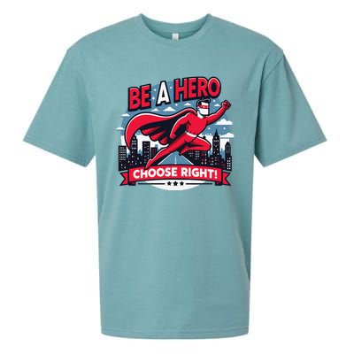 Red Ribbon Week Awareness For Students and Teachers Sueded Cloud Jersey T-Shirt