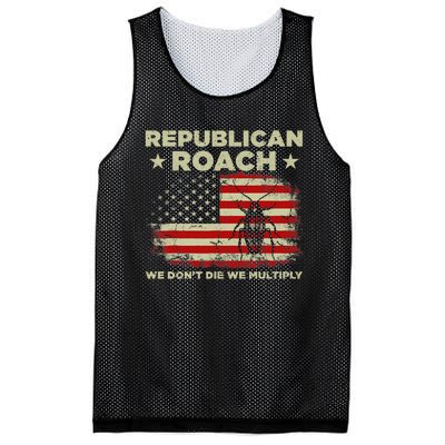 Republican Roach We Dont Die We Multiply Mesh Reversible Basketball Jersey Tank