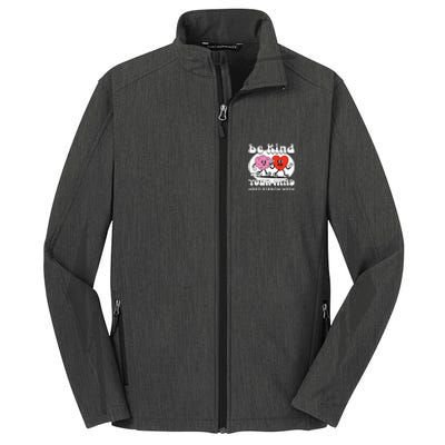 Red Ribbon Week Be Kind To Your Mind Core Soft Shell Jacket