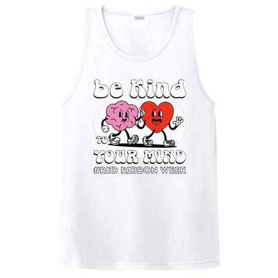 Red Ribbon Week Be Kind To Your Mind PosiCharge Competitor Tank