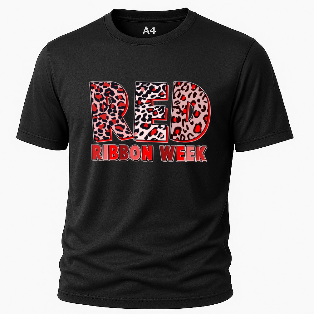 Red Ribbon Week Awareness Cooling Performance Crew T-Shirt