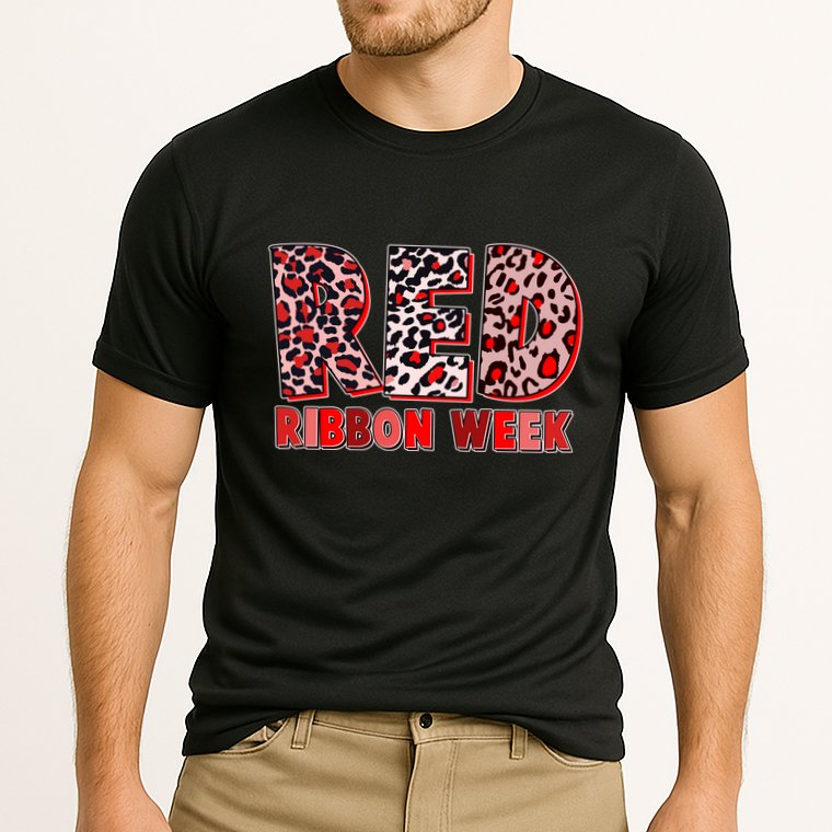 Red Ribbon Week Awareness Cooling Performance Crew T-Shirt
