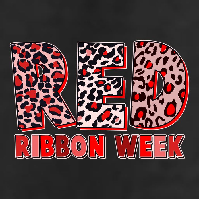 Red Ribbon Week Awareness Adult Drive Performance Visor