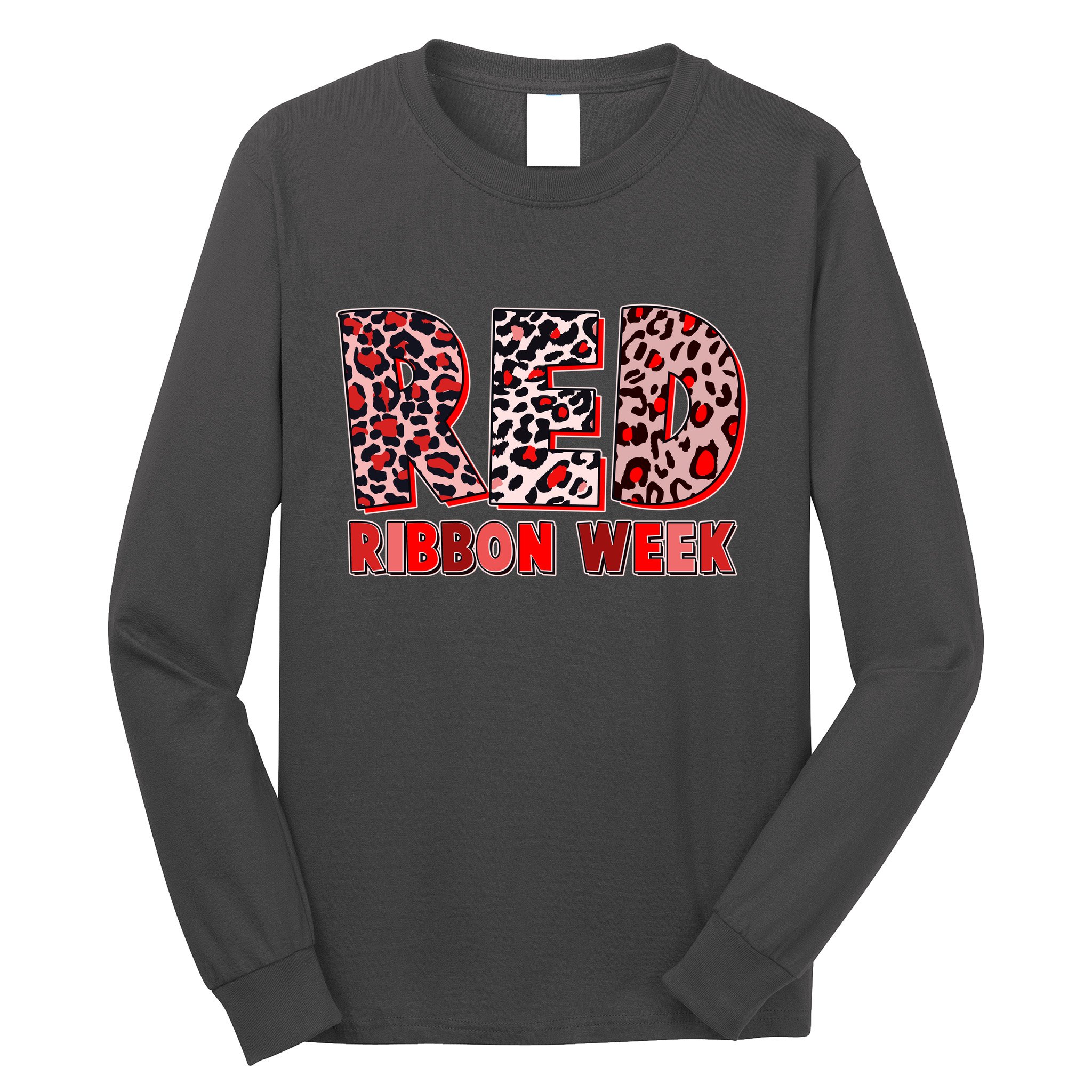 Red Ribbon Week Awareness Long Sleeve Shirt