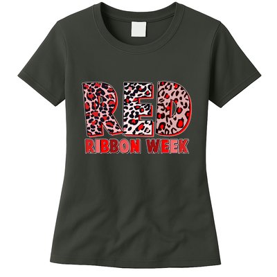 Red Ribbon Week Awareness Womens T-Shirt