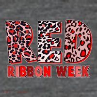 Red Ribbon Week Awareness Womens T-Shirt
