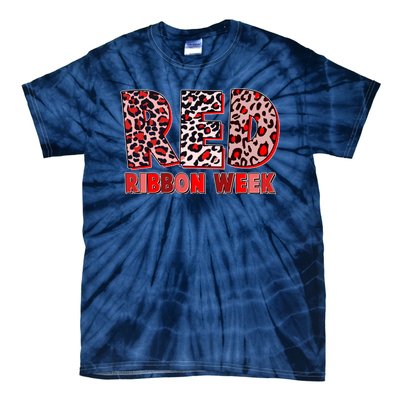 Red Ribbon Week Awareness Tie-Dye T-Shirt