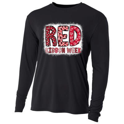 Red Ribbon Week Cooling Performance Long Sleeve Crew