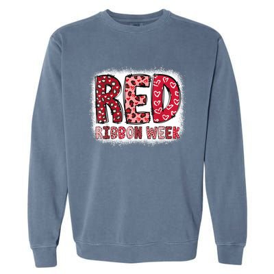 Red Ribbon Week Garment-Dyed Sweatshirt