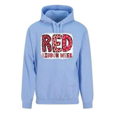 Red Ribbon Week Unisex Surf Hoodie