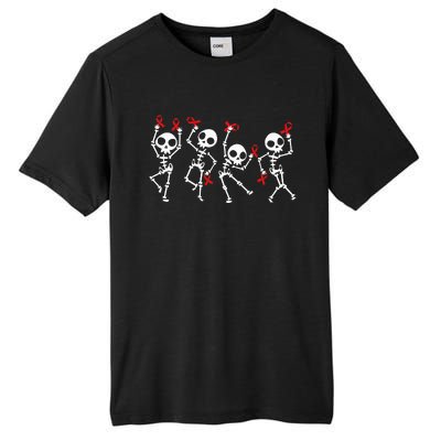 Red Ribbon week Awareness Skeleton Halloween Tall Fusion ChromaSoft Performance T-Shirt