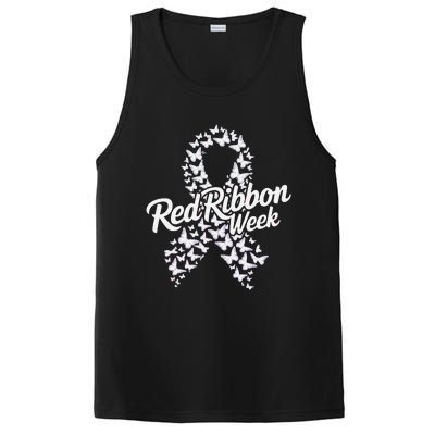 Red Ribbon Week 2024 Hope Love Support Red Ribbon Week Gift PosiCharge Competitor Tank