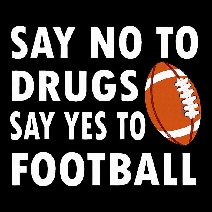 Red Ribbon Week Say No To Drugs Say Yes To Football Cooling Performance Crew T-Shirt