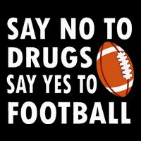 Red Ribbon Week Say No To Drugs Say Yes To Football City Backpack
