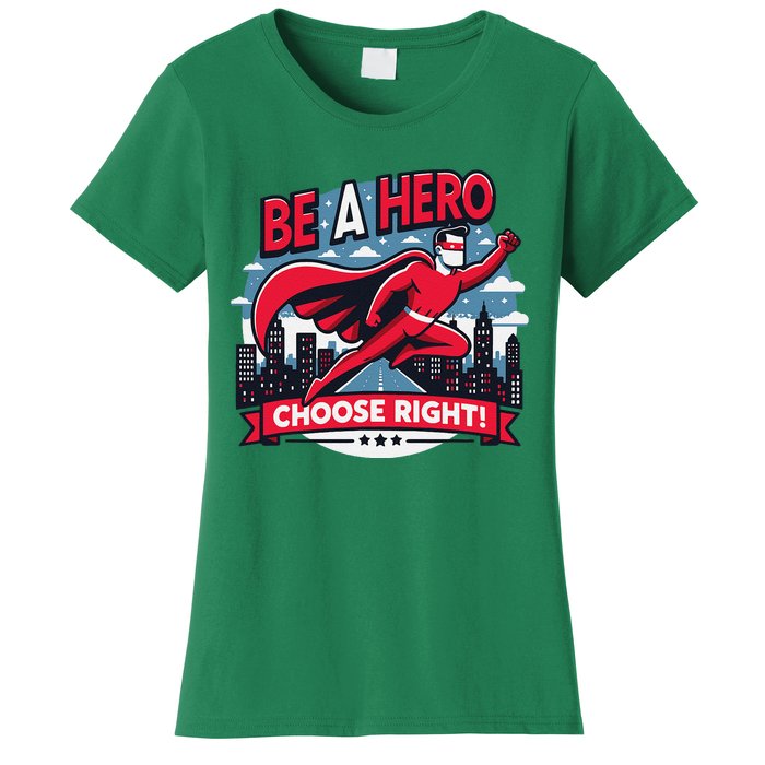 Red Ribbon Week Awareness For Students And Teachers Women's T-Shirt