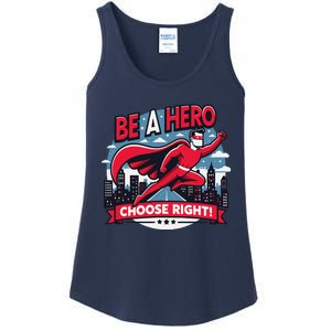 Red Ribbon Week Awareness For Students And Teachers Ladies Essential Tank