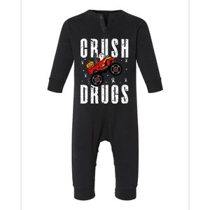 Red Ribbon Week Awareness Halloween Infant Fleece One Piece