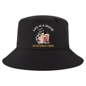 Red Ribbon Week Life Is A Movie Film Drug Free Cool Comfort Performance Bucket Hat