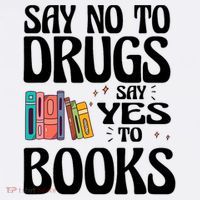 Red Ribbon Week Say No To Drugs Say Yes To Books Drug Free Poster