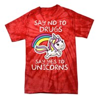 Red Ribbon Week  Say No Say Yes to Unicorns Tie-Dye T-Shirt