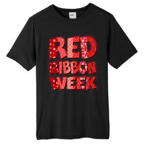 Red Ribbon Weekend Substance Abuse Awareness Tall Fusion ChromaSoft Performance T-Shirt