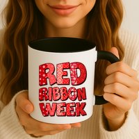 Red Ribbon Weekend Substance Abuse Awareness Mug